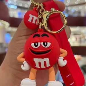 M & M PURSE CHARM KEY FOB 5 IN